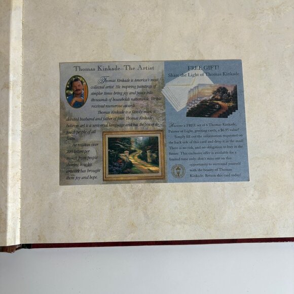 Thomas Kinkade Our Family Christmas Memories Hardcover Book Boxed 1999 - Picture 3 of 8